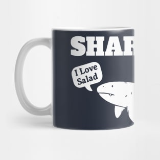 Sharkasm - I Love Salad Mug